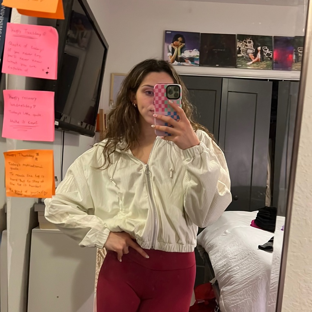 Adidas cropped jacket
